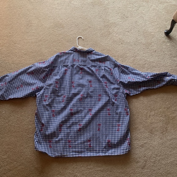 Tommy Bahama Long Sleeve Button Down Plaid Shirt - Picture 6 of 7